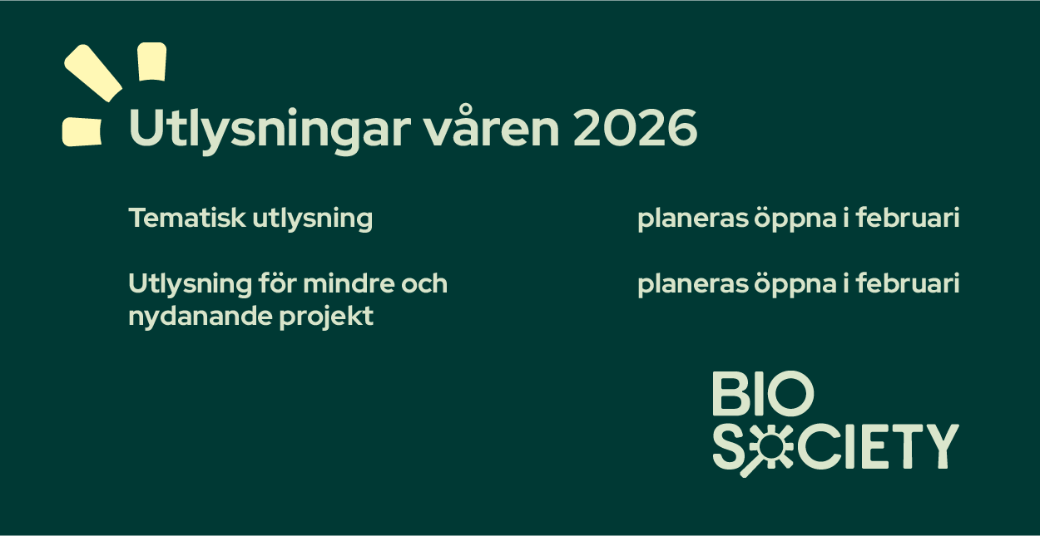 Nya utlysningar